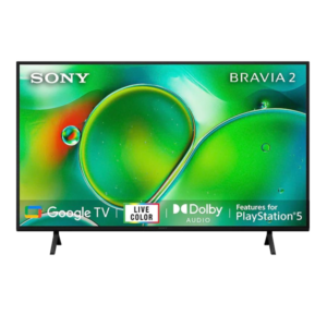 Sony 43 inch (108cm) BRAVIA 2 4k Ultra HD Smart LED Google TV with High Dynamic Contrast Enhancer (2024, K43S20)