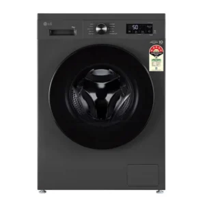 LG 9KG Front Load Washing Machine, Inverter Direct Drive, Middle Black