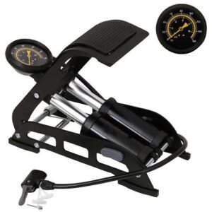 Heavy Double Barrel Foot Pump